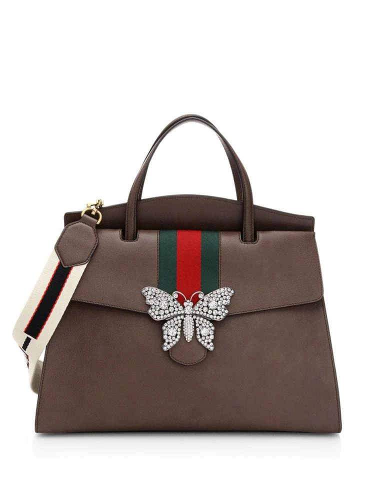 商品Gucci|Gucci - Linea Leather Tote,价格¥31482,第1张图片