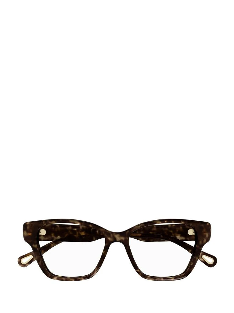 商品Chloé|Chloé Eyewear Rectangle Frame Glasses,价格¥1607,第1张图片