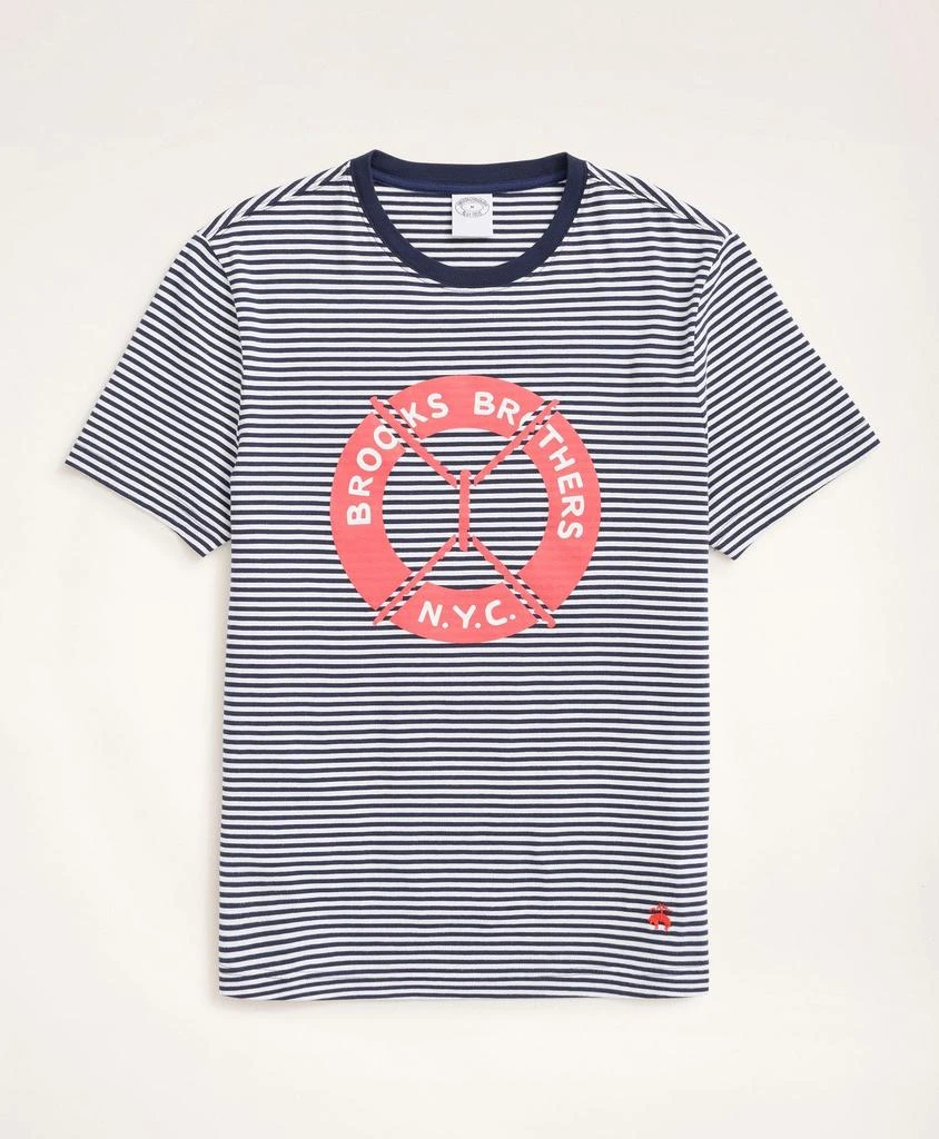 商品Brooks Brothers|Life Preserver Graphic T-Shirt,价格¥248,第1张图片