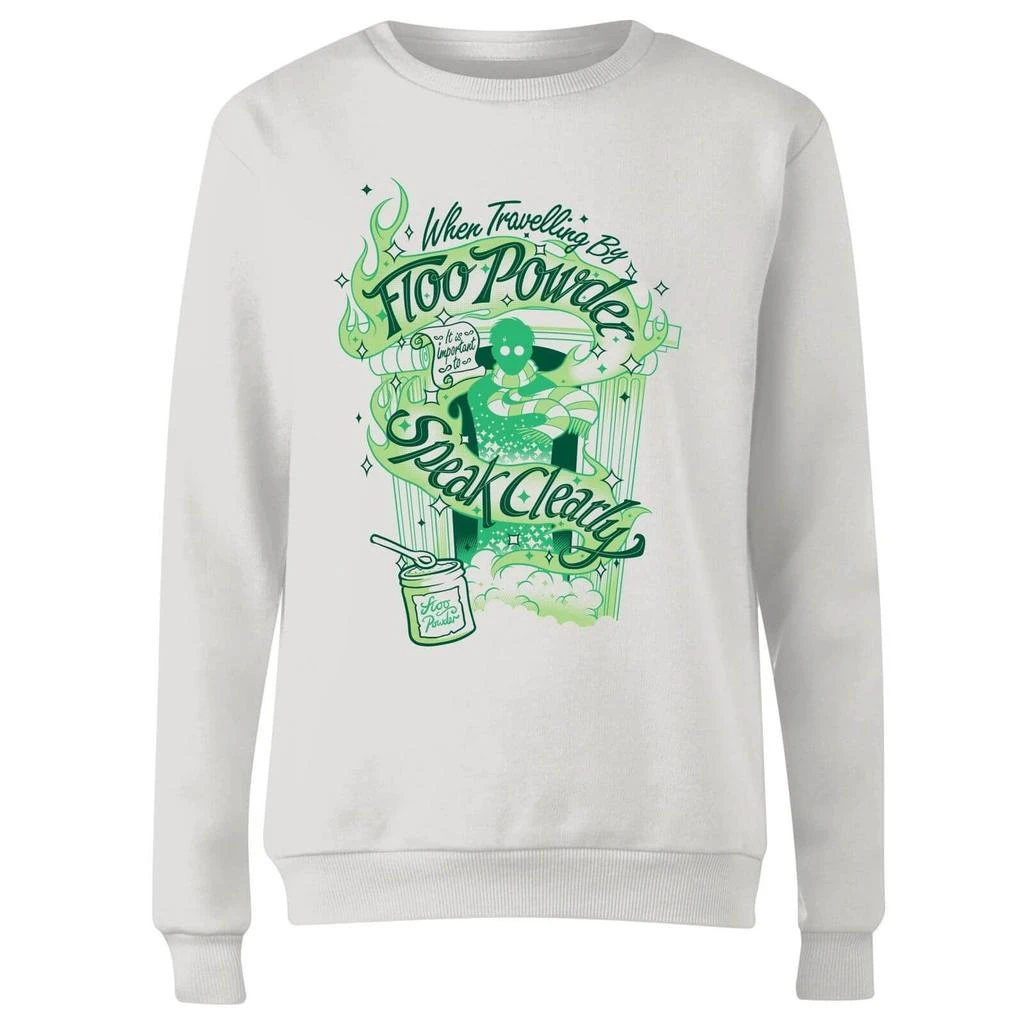 商品Harry Potter|Harry Potter Floo Powder Women's Sweatshirt - White,价格¥298,第4张图片详细描述