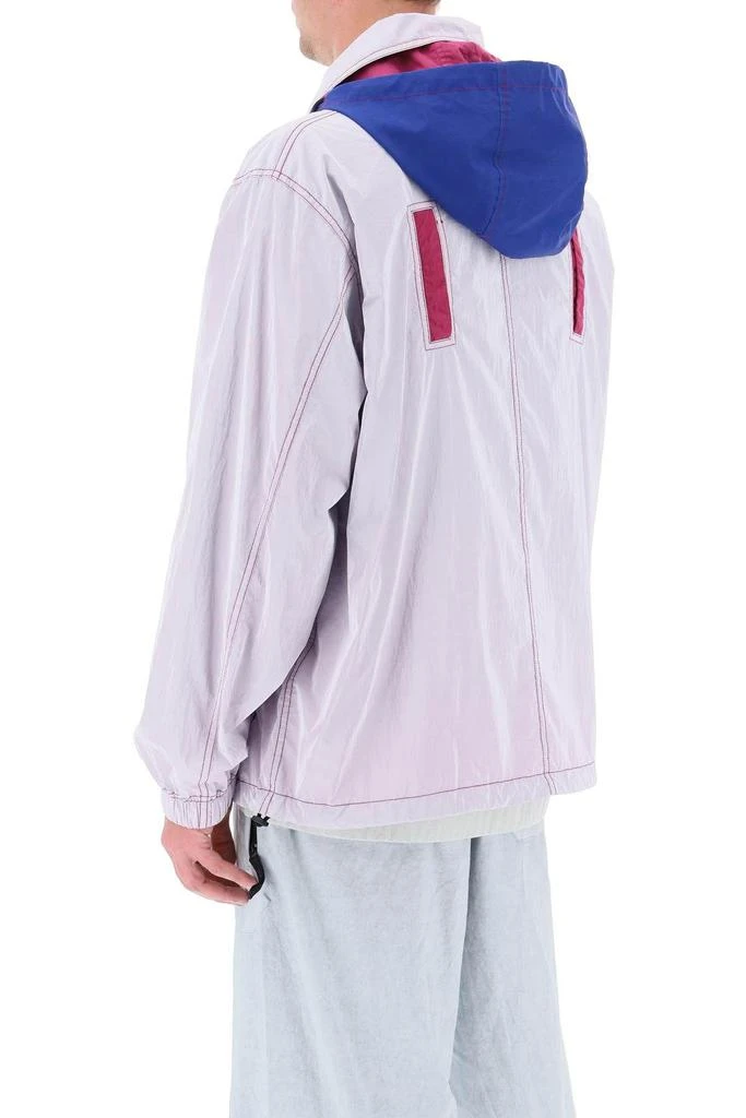 商品Stone Island|LIGHT WINDBREAKER IN RIP STOP PRISMATICO,价格¥2580,第4张图片详细描述