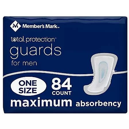 商品Member's Mark|Member's Mark Total Protection Guards for Men, Maximum, 84 ct.,价格¥121,第1张图片