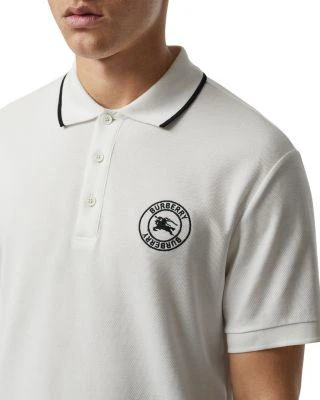 商品Burberry|Moreton Logo-Stamp Piqué Regular Fit Polo Shirt,价格¥1291,第5张图片详细描述