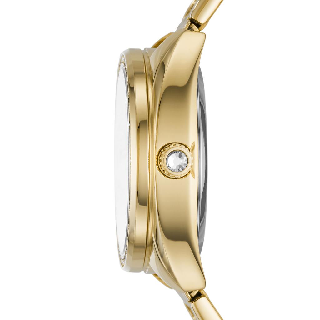 Fossil Women's Vale Automatic, Gold-Tone Stainless Steel Watch商品第2张图片规格展示