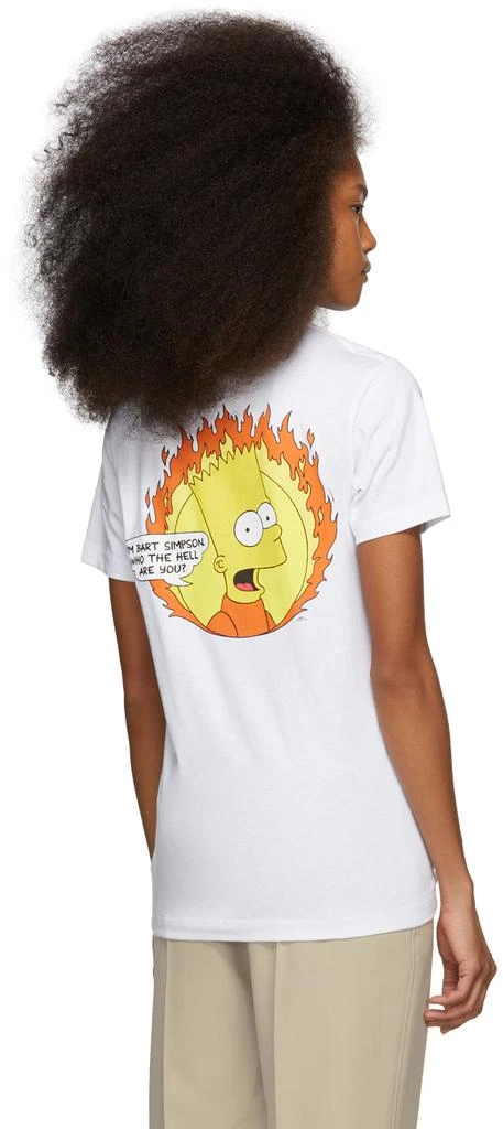 商品Off-White|White Flamed Bart Slim T-Shirt,价格¥887,第3张图片详细描述