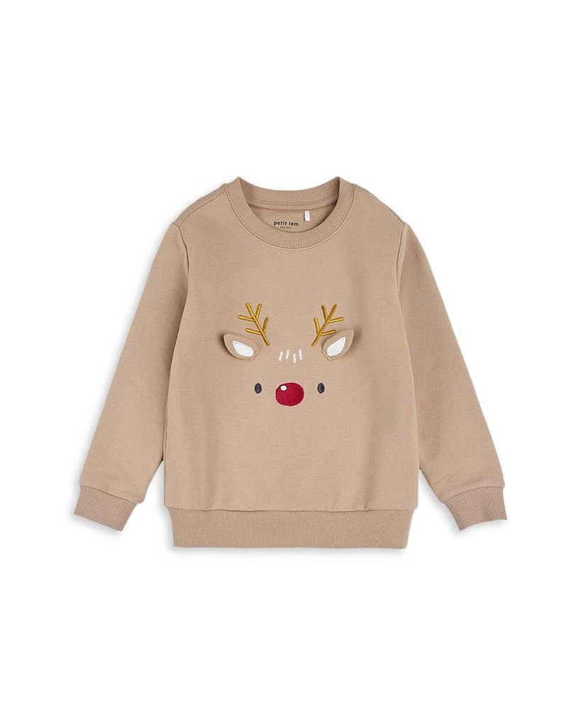 商品Petit Lem|Unisex Little Reindeer Fleece Sweatshirt - Little Kid,价格¥254,第1张图片