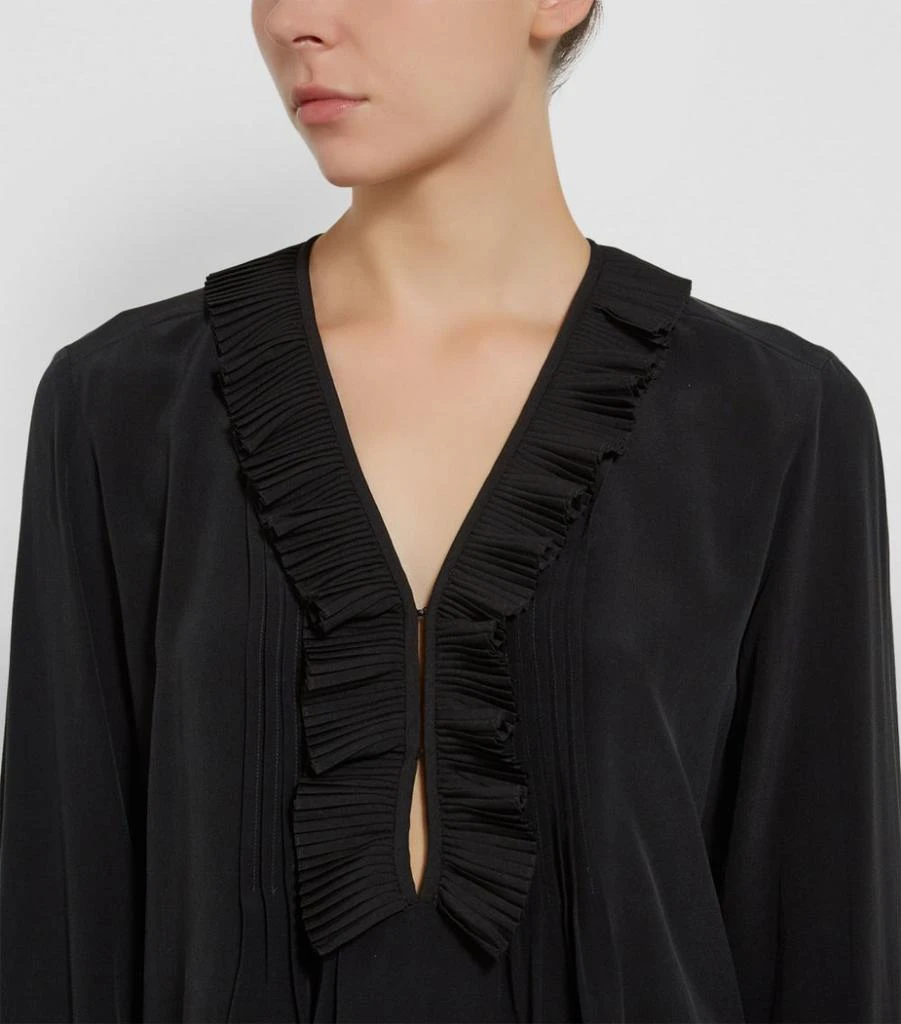 商品Sandro|Ruffle-Trim Blouse,价格¥2983,第4张图片详细描述