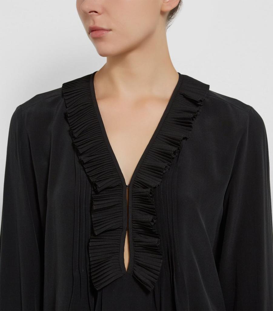 商品Sandro|Ruffle-Trim Blouse,价格¥2647,第6张图片详细描述