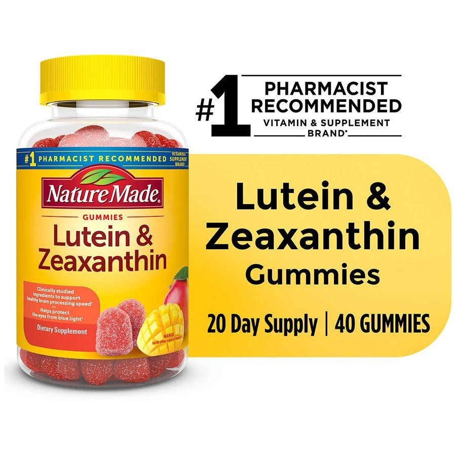 商品Nature Made|Lutein & Zeaxanthin Vegan Gummies,价格¥185,第3张图片详细描述