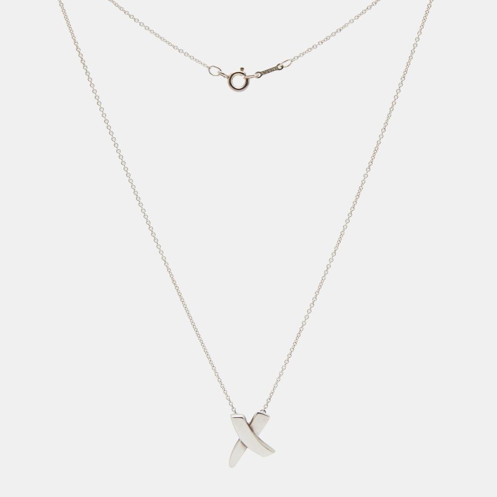 Tiffany & Co. Paloma's Grafitti X Sterling Silver Pendant Necklace商品第3张图片规格展示