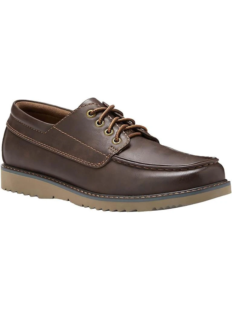 商品Eastland|Jed Mens Faux Leather Moc Toe Oxfords,价格¥504,第1张图片详细描述