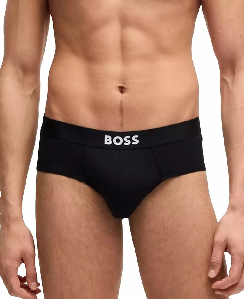 商品Hugo Boss|HUGO by Hugo Boss Men's 3-Pack Logo Briefs,价格¥361,第5张图片详细描述