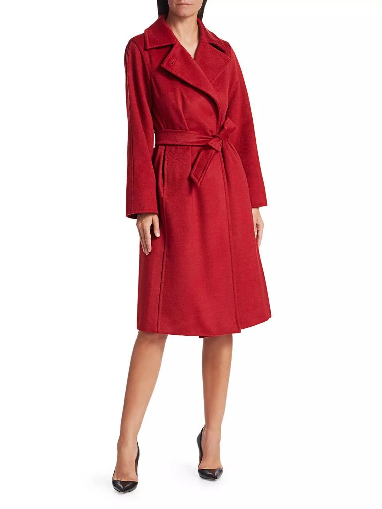 商品Max Mara|Manuela Icon Camel Hair Belted Wrap Coat,价格¥25903,第2张图片详细描述