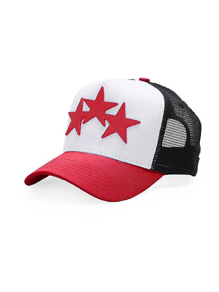 AMIRI 3 Stars Cotton Trucker Hat - Hats - Compare Prices