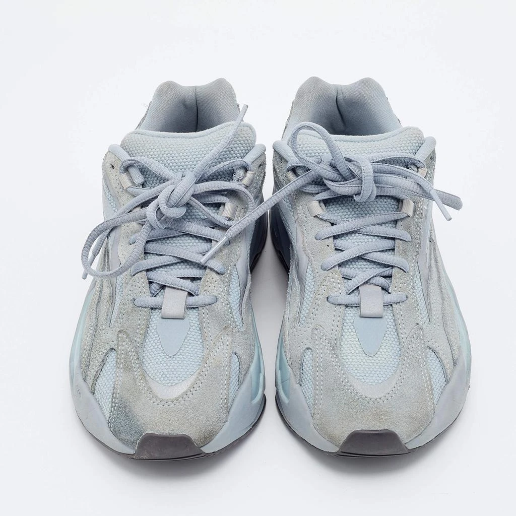 商品[二手商品] YEEZY|Yeezy x adidas Grey/Blue Suede And Mesh Boost 700 V2 Inertia Sneakers Size 39.5,价格¥3271,第3张图片详细描述