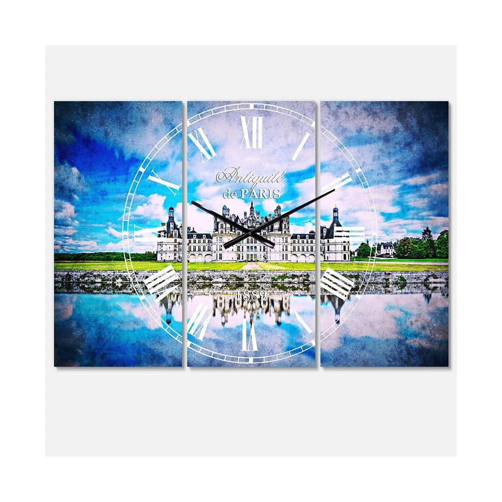 商品Designart|Traditional 3 Panels Metal Wall Clock,价格¥1861,第1张图片