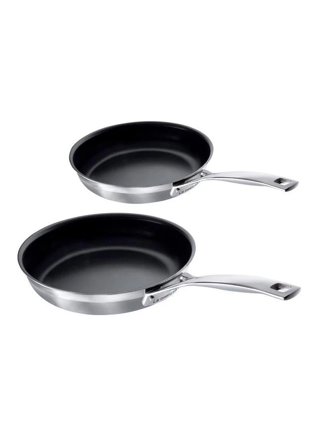 商品Le Creuset|2 piece non-stick frying pans set 20cm & 24cm,价格¥1795,第2张图片详细描述