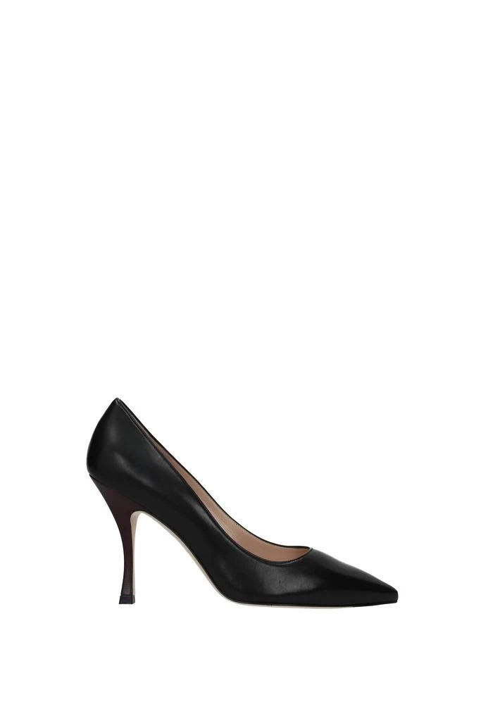 商品Stuart Weitzman|Pumps tippi Leather Black,价格¥1351,第1张图片