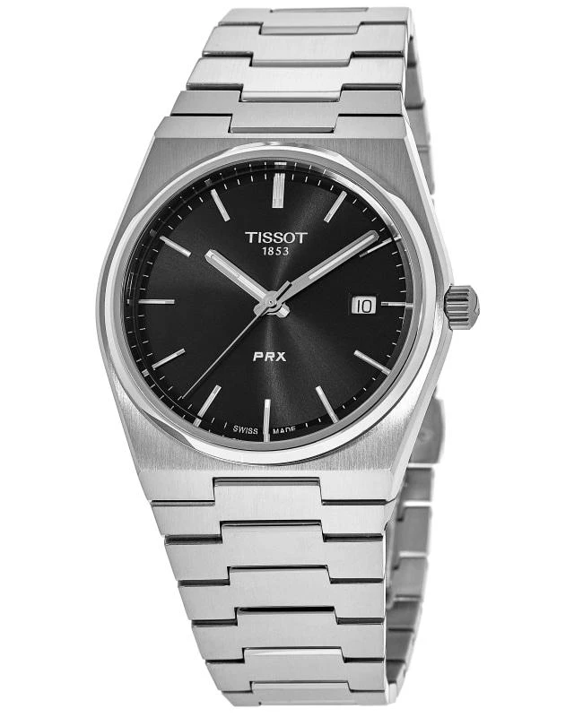 商品Tissot|Tissot PRX Quartz Black Dial Steel Men's Watch T137.410.11.051.00,价格¥2377,第1张图片