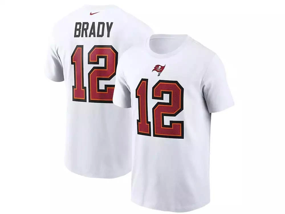 商品NIKE|Tampa Bay Buccaneers Men's Pride Name and Number Wordmark T-Shirt Tom Brady,价格¥240,第1张图片