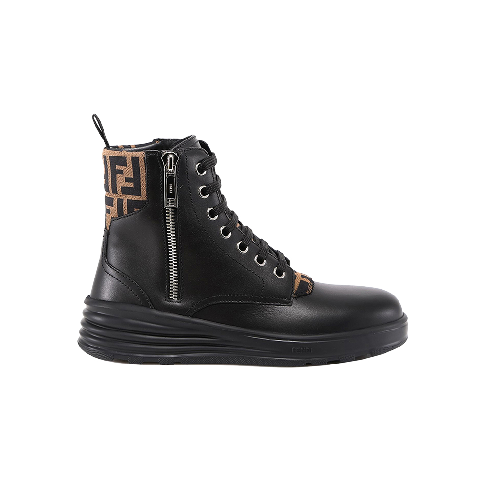国内直发] Fendi]FENDI 黑色男士马丁靴7U1399-AD83-F0PMM 价格¥7097