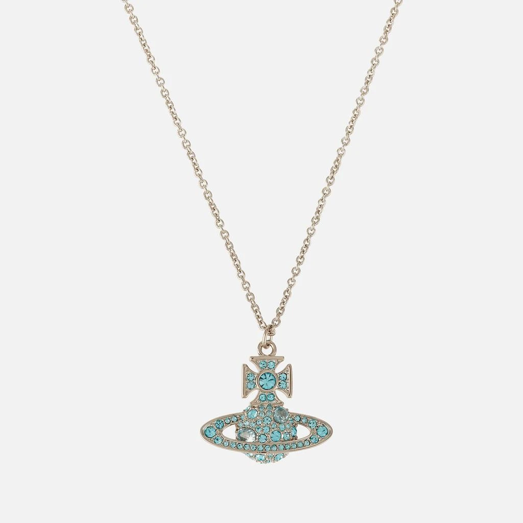 商品Vivienne Westwood|Vivienne Westwood Francette Platinum And Aquamarine Necklace,价格¥1166,第1张图片