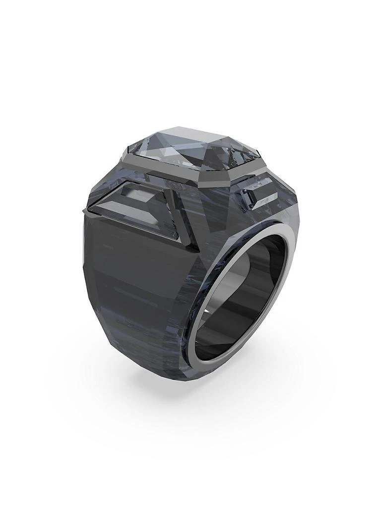商品Swarovski|Chroma Ruthenium-Plated & Crystal Cocktail Ring,价格¥2612,第2张图片详细描述