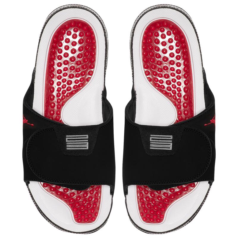 男款 Air Jordan 11 拖鞋 黑红商品第3张图片规格展示
