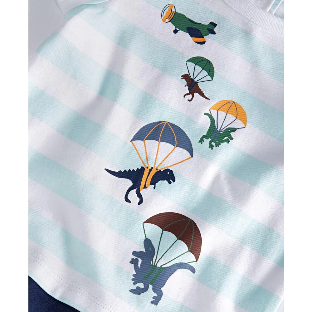 商品First Impressions|Baby Boys Flying Dinosaur Sunsuit, Created for Macy's,价格¥56,第3张图片详细描述
