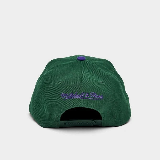 商品Mitchell and Ness|Mitchell & Ness NBA Milwaukee Bucks Team 2 Tone 2.0 HWC Snapback Hat,价格¥186,第3张图片详细描述
