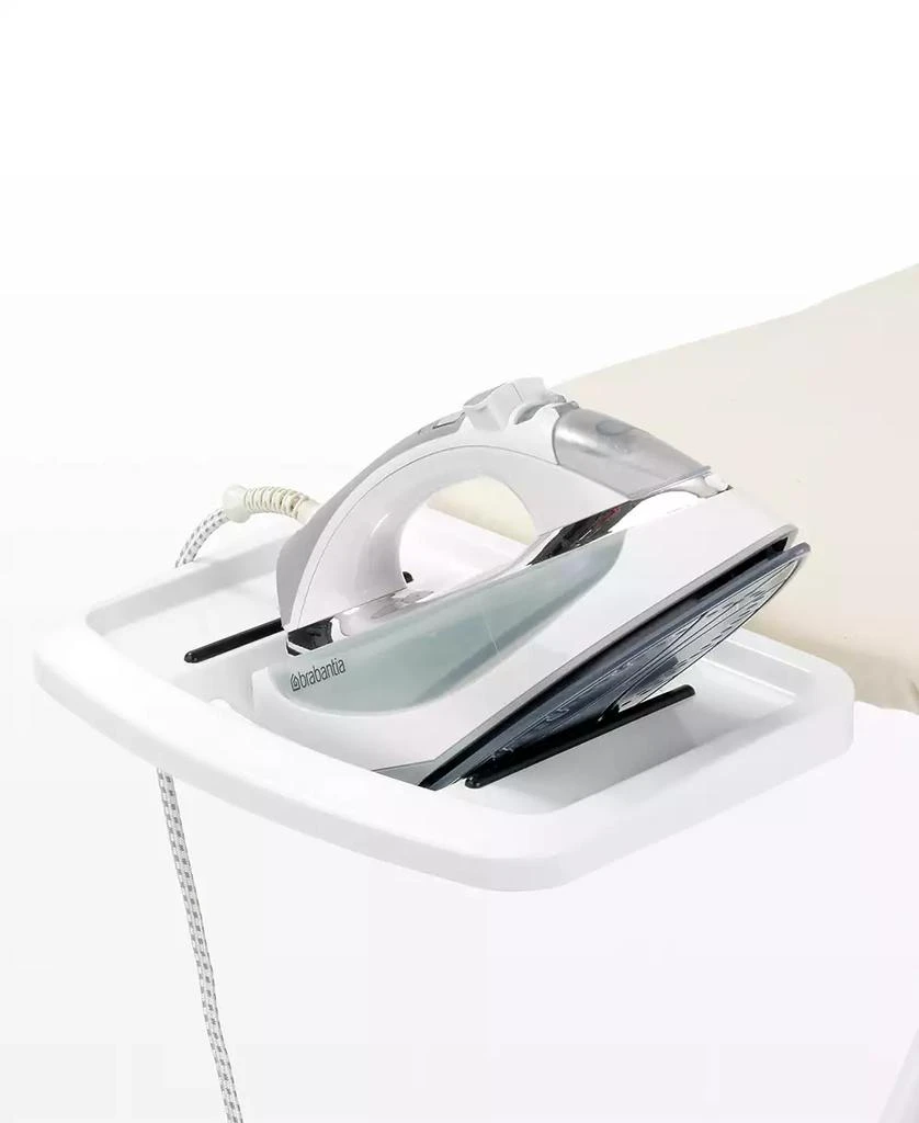 商品Brabantia|Ironing Board B, 49 x 15", 124 x 38 Centimeter - Solid Steam Iron Rest, 0.9" 22 Millimeter White Frame,价格¥1413,第3张图片详细描述