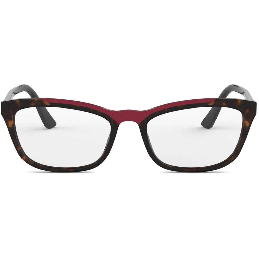 商品Prada|Prada Women's Eyeglasses - Havana Red Rectangular Frame | PRADA 0PR10VV 3201O154,价格¥655,第2张图片详细描述