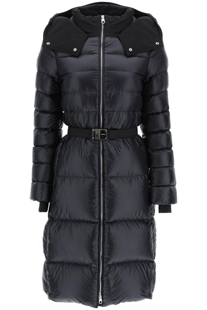 Burberry midi down jacket with contrasting hood商品第1张图片规格展示