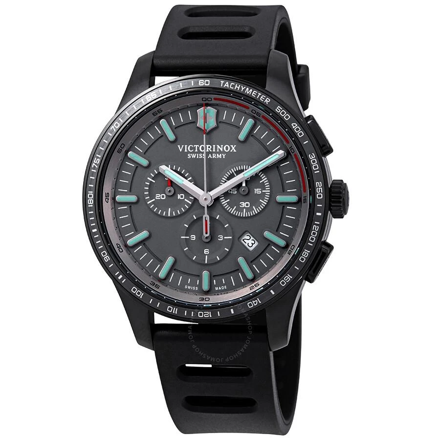 商品Victorinox|Alliance Sport Chronograph Grey Dial Men's Watch 241818,价格¥2475,第1张图片