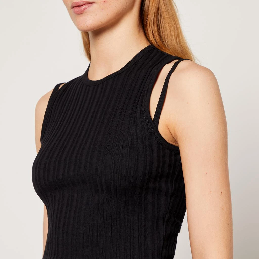 商品Helmut Lang|Helmut Lang Women's Rib Muscle T-Shirt - Black,价格¥257,第4张图片详细描述