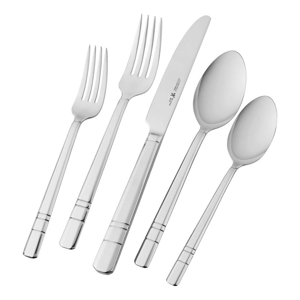 Henckels Henckels Madison Square 65-piece Flatware Set,18/10 Stainless Steel, Silver from Premium Outlets