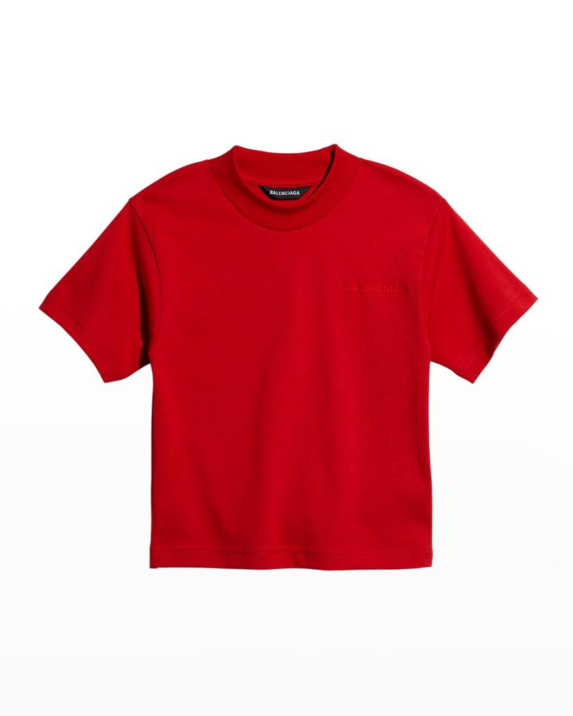 Kid's Tonal Logo Cotton-Blend T-Shirt, Size 2-10商品第1张图片规格展示