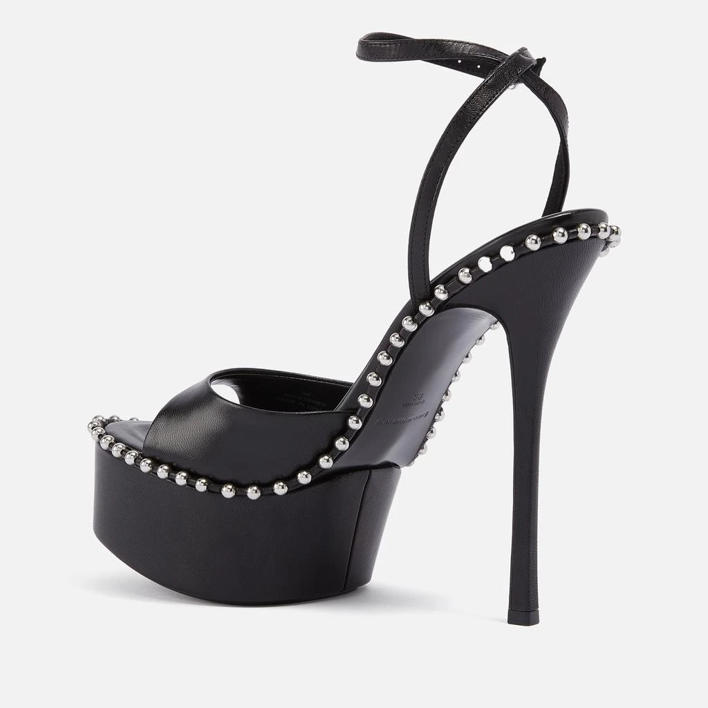 商品Alexander Wang|Women's Nova 145 Leather Platform Sandals,价格¥2669,第2张图片详细描述