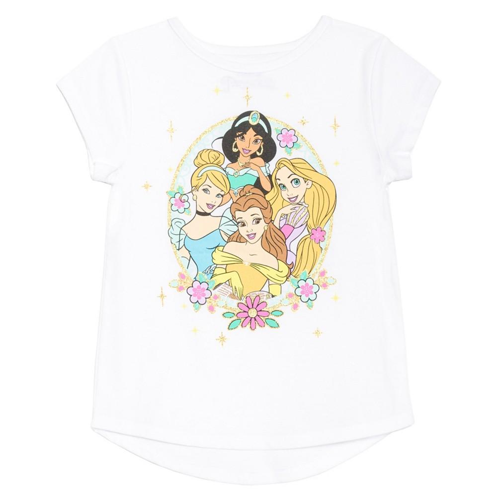 Little Girls Princess Group Short Sleeve T-shirt商品第1张图片规格展示