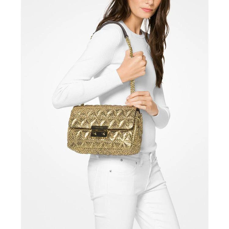 商品Michael Kors|MICHAEL  Sloan Large Chain Shoulder Bag,价格¥1044,第3张图片详细描述