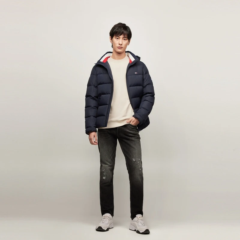 商品[国内直发] Tommy Hilfiger|潮流面包服复古美式保暖连帽外套羽绒服 男款,价格¥2145,第11张图片详细描述