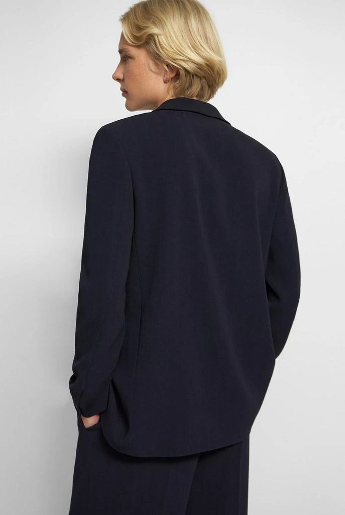 商品Theory|Casual blazer in striped admiral crepe,价格¥4433,第3张图片详细描述
