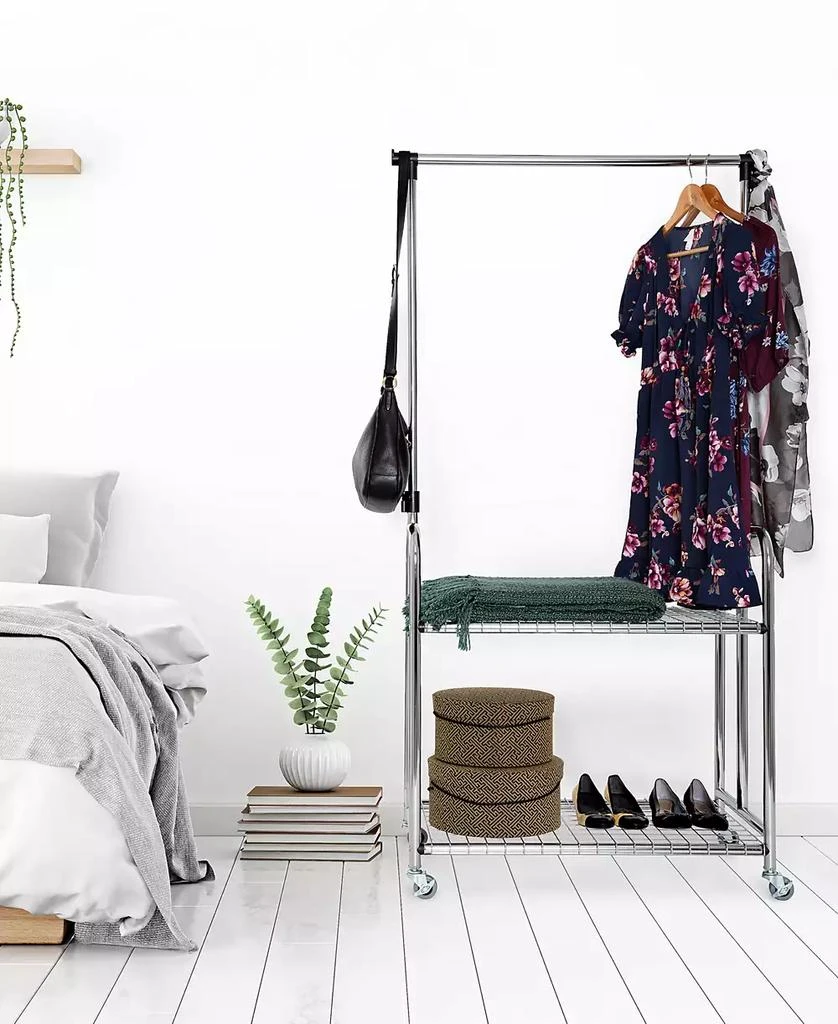 商品Seville Classics|Home Height Adjustable Garment Rack,价格¥808,第4张图片详细描述