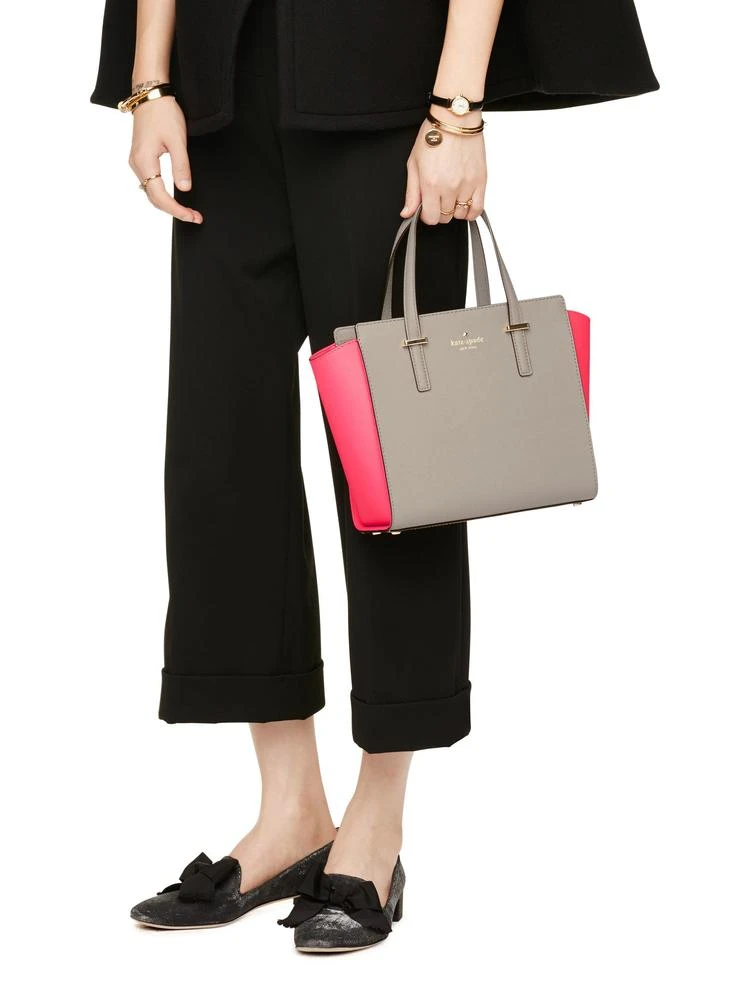 商品Kate Spade|拼色Cedar Street女士单肩手提包,价格¥1545,第3张图片详细描述