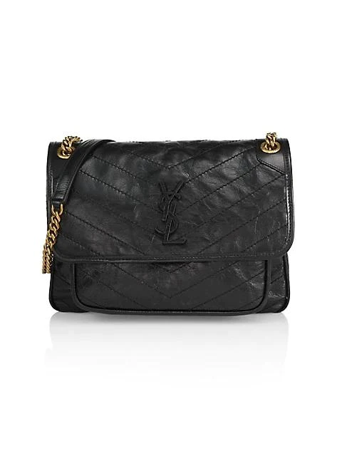 商品Yves Saint Laurent|Medium Niki Quilted Leather Shoulder Bag,价格¥25737,第1张图片