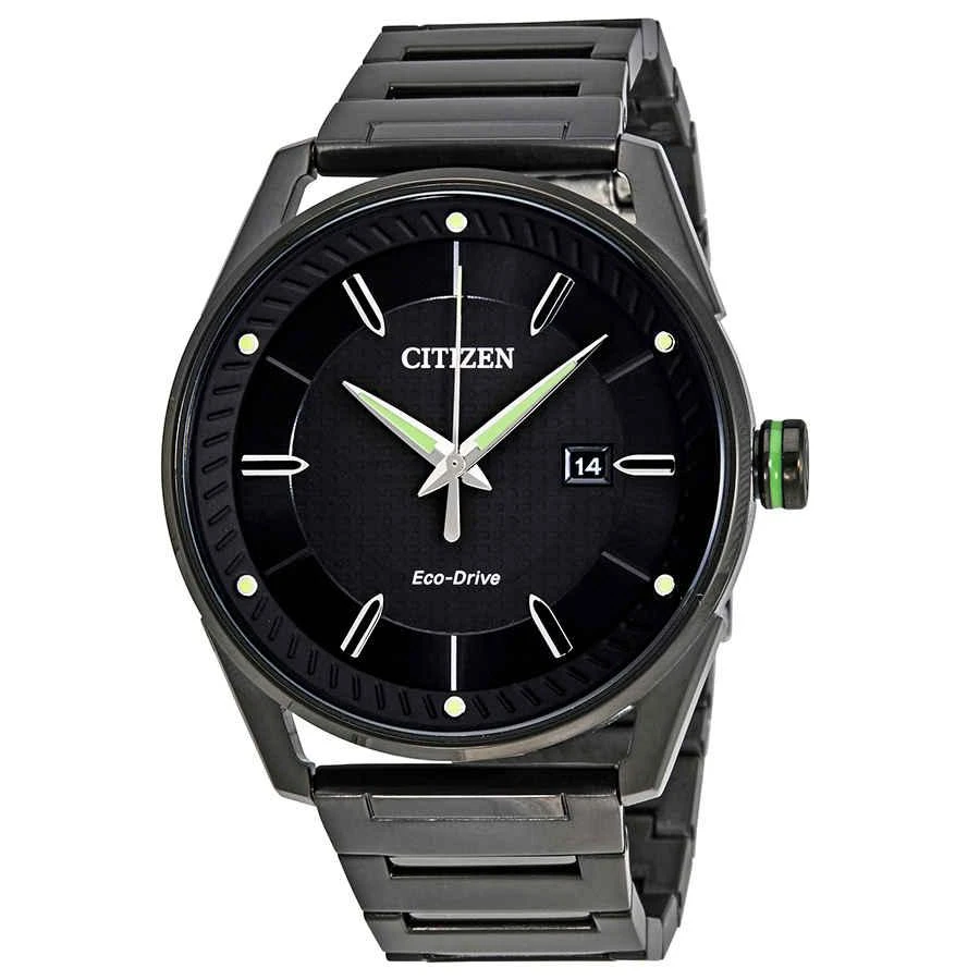 商品Citizen|Eco-Drive Black Men's Watch BM6985-55E,价格¥1342,第1张图片