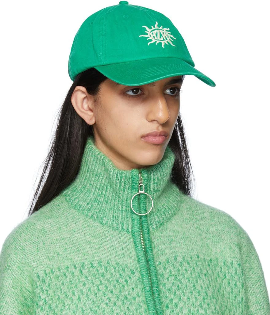 商品HOLZWEILER|Green Sonnet Logos Cap,价格¥158,第2张图片详细描述