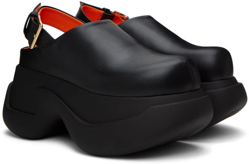商品Marni|Black Sabot Buckle Chunky Loafers,价格¥3643,第4张图片详细描述