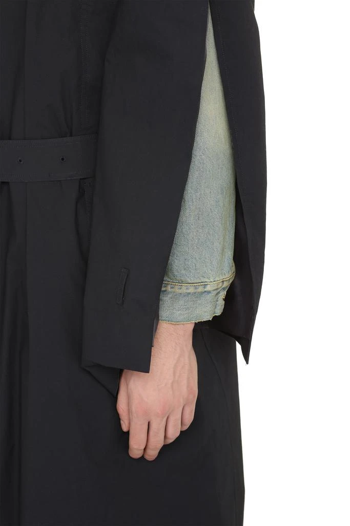 商品MAISON MARGIELA|LAYERED COTTON TRENCH COAT,价格¥10366,第5张图片详细描述