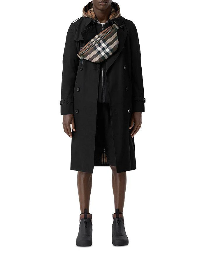 商品Burberry|Check & Leather Bum Bag,价格¥7816,第2张图片详细描述